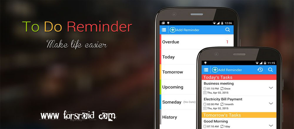 دانلود To Do Reminder Premium - اطلاع رسان کارها اندروید